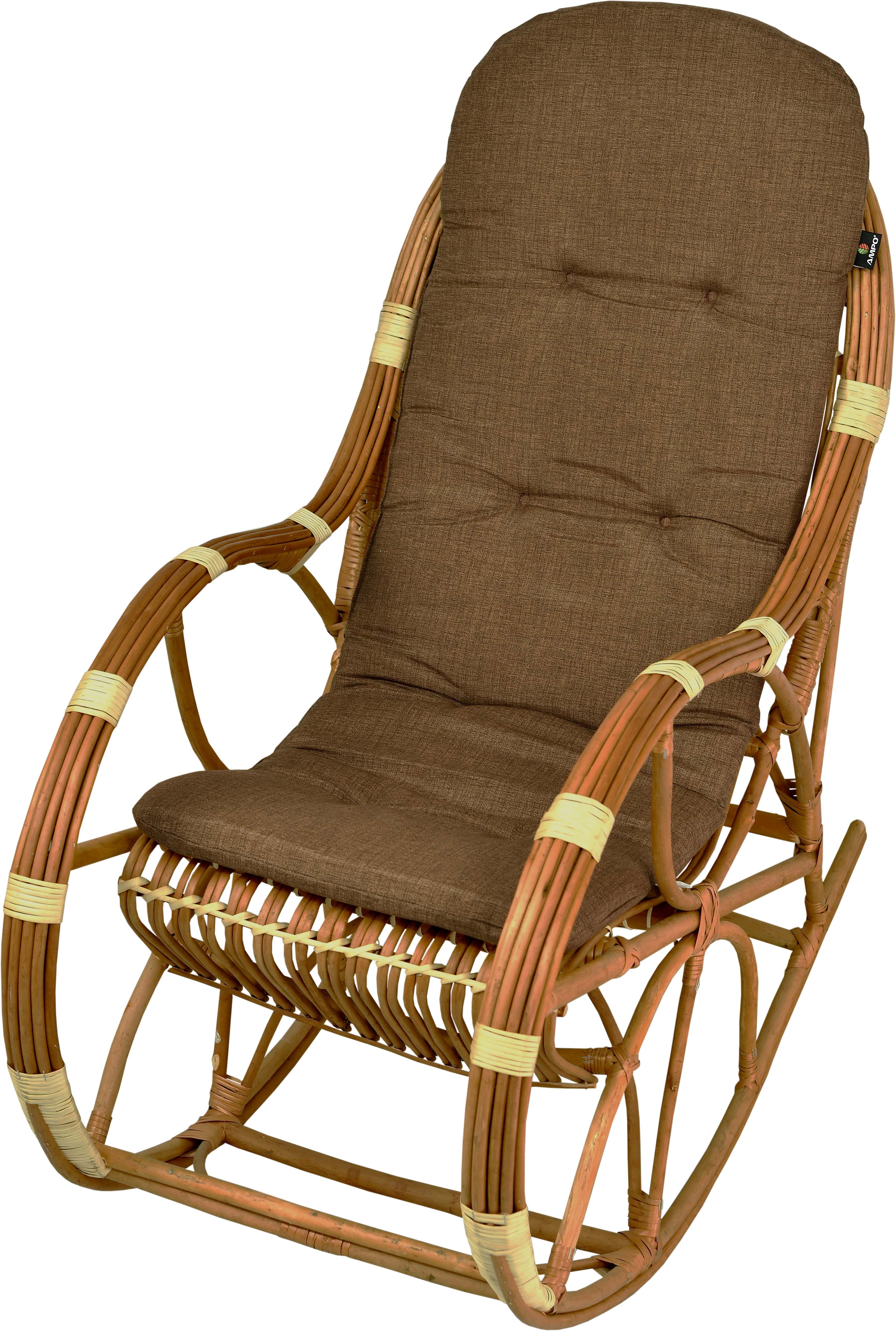 Poduszka na fotel bujany wiklinowy AMPO brązowy 1 szt.
