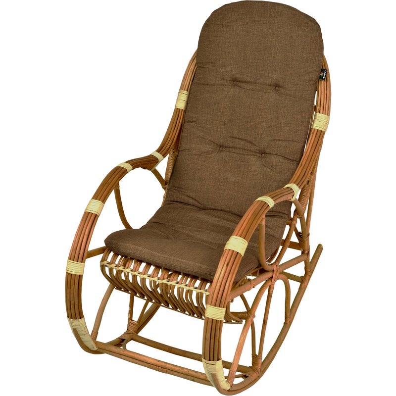 Poduszka na fotel bujany wiklinowy AMPO brązowy 1 szt.