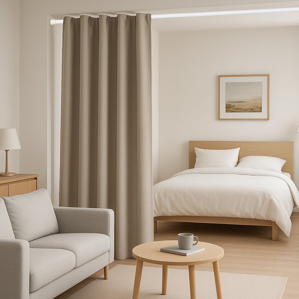 Barra de cortina extensível por pressão Ø28 mm – Branca (120-210 cm) - 7