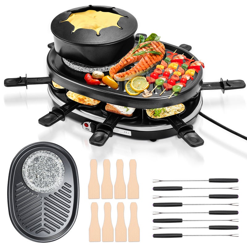 Fonduelette Xl 3-In-1 Raclettegrill &ap; Fondue Produktbild-Vorschau 7