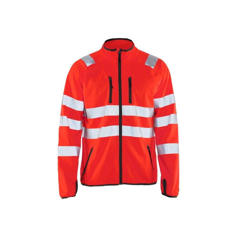 Veste Softshell Blaklader Haute Visibilité Rouge Fluo M | Leroy Merlin