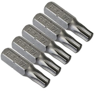 Jeu De 5 Embouts Vissage 6 Pans 5 Mm - Longueur 25 Mm, Empreinte 1/4 Pouce Pour Visseuse