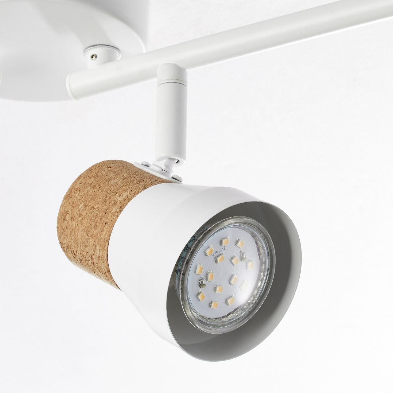 Brilliant Jamil LED lampa sufitowa 48cm biały/czarny, metal/plastik, 1x 30W zintegrowana dioda LED, (strumień świetlny: 2900lm, barwa światła: 3000-65 - 8