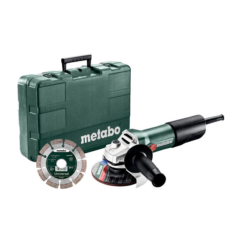Metabo Amoladora Angular Con Cable W 850-125, Disco De Diamante Incluido , Leroy Merlin