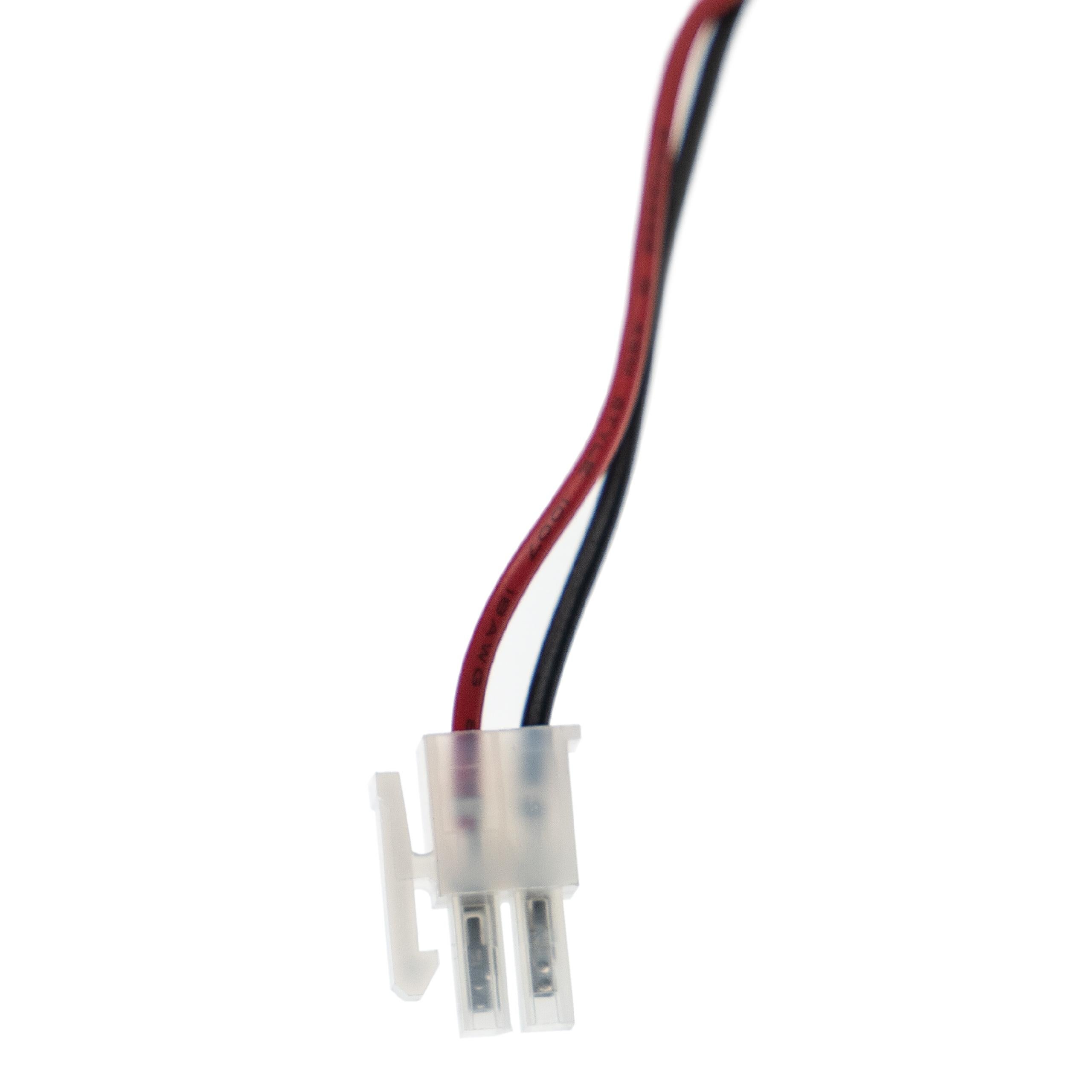 vhbw Batterie remplacement pour Schneider TD310232 pour éclairage d'issue de secours (1600mAh, 2,4V, NiCd) - 4