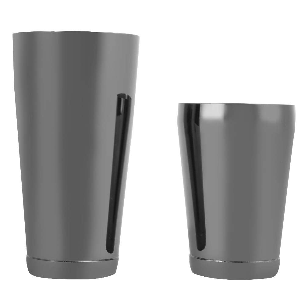Set shaker per cocktail con supporto in babù, kit da barista da 12