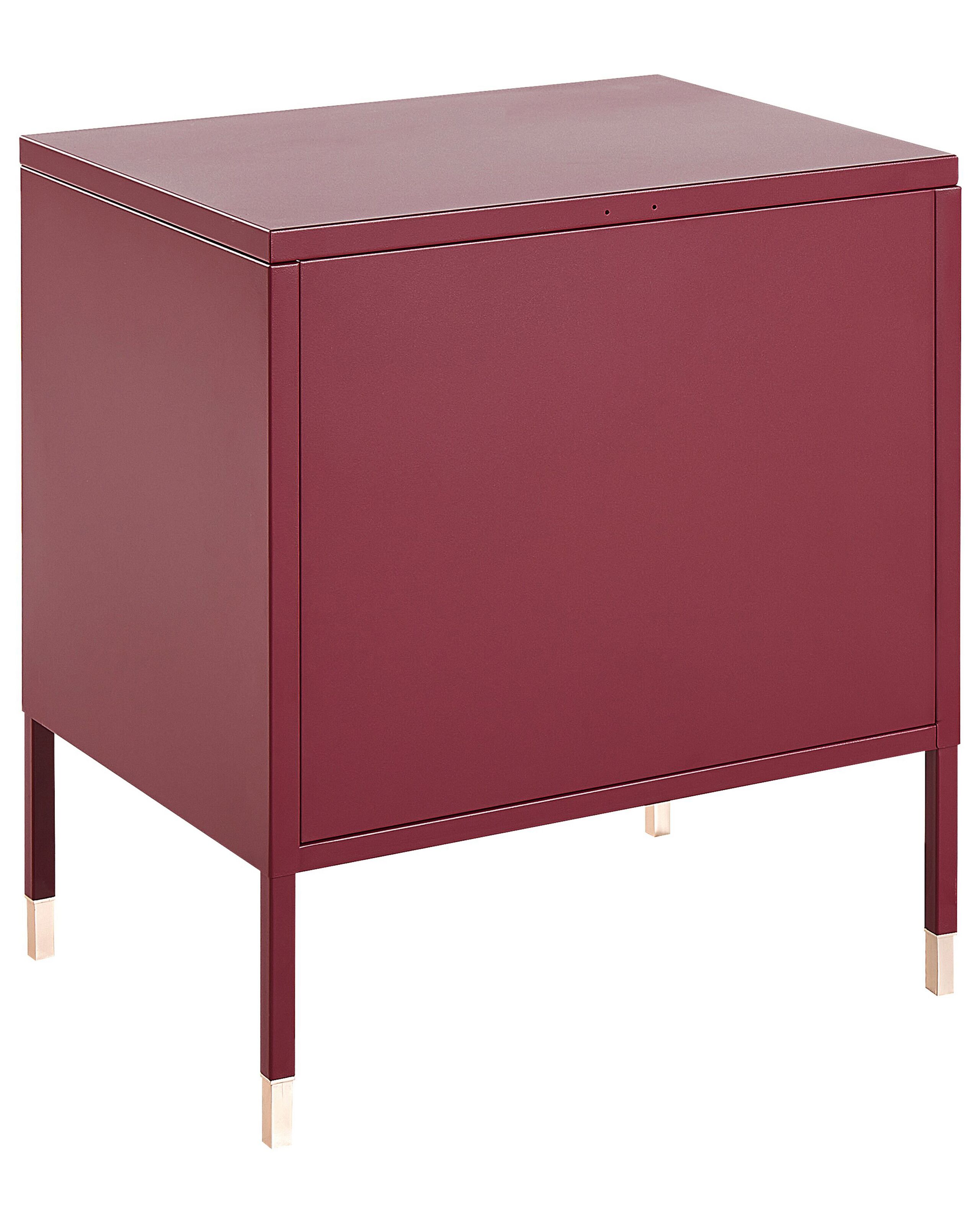 Comodino OSSETT Metallo Rosso scuro - 5
