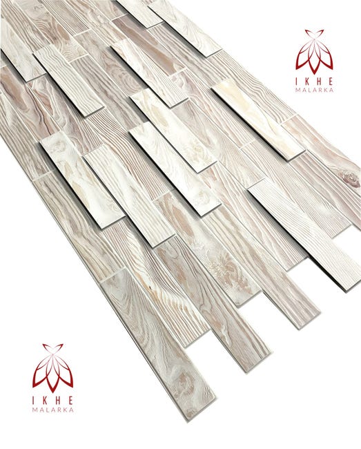 Pannelli Decorativi 3D In PVC Per Parete - Motivo Karelian, 20 Pezzi (9.80 M2), Resistenti All'acqua E Facili Da Installare