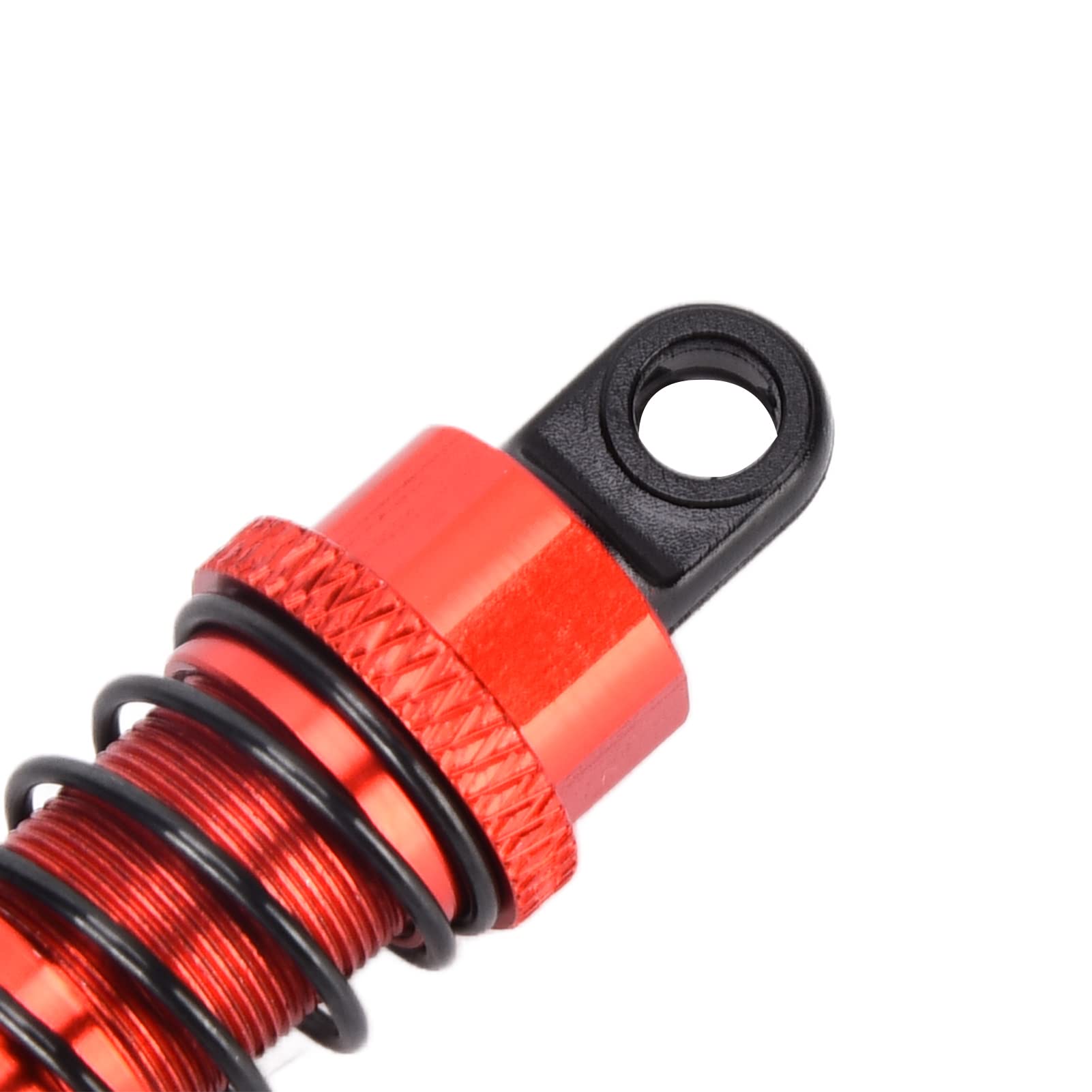Ammortizzatore RC 2 pezzi Ammortizzatore a quattro ruote motrici Lega di alluminio per telecomando 1/16 (rosso) - 8