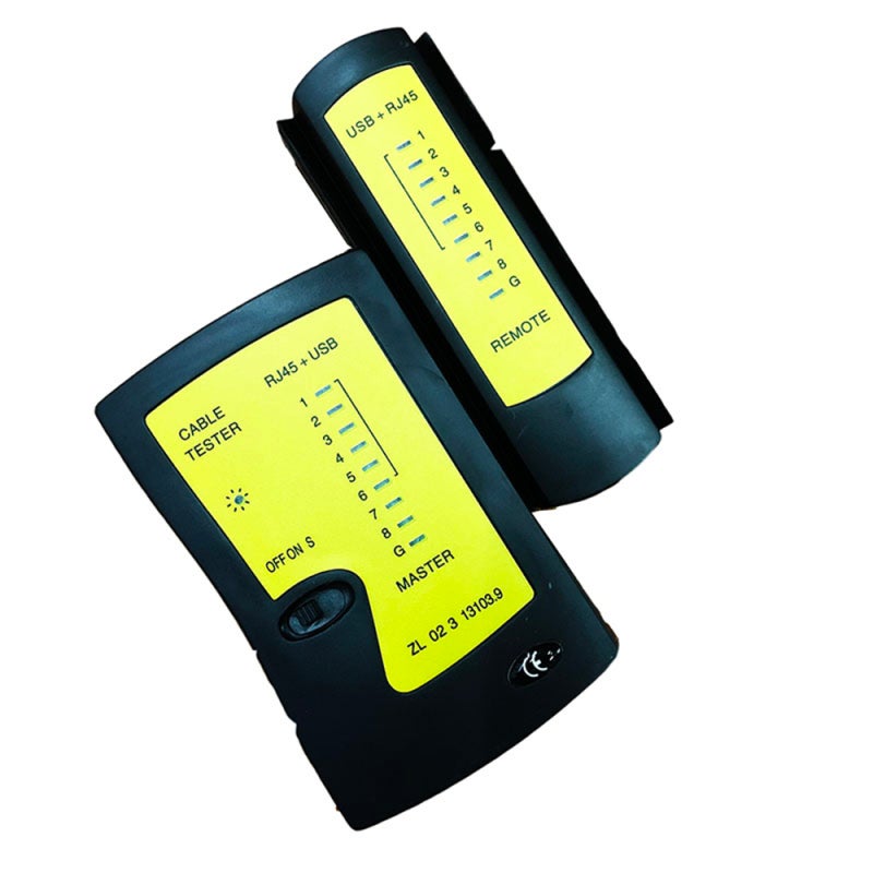 Testeur de câbles réseau RJ45 USB professionnel - Détecteur de réseau LAN - Outil de suivi de réseau - 4