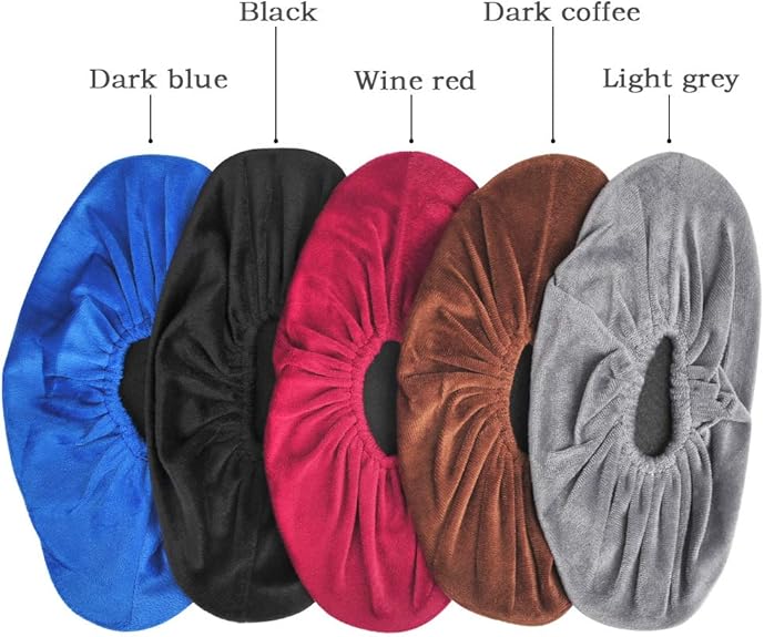 5 Paires Surchaussures Lavable, Couvre Chaussure Sur Chaussure Lavable, Anti Glisse Réutilisables Antidérapant Chausson avec Flanellepour Maison Le Mé - 4