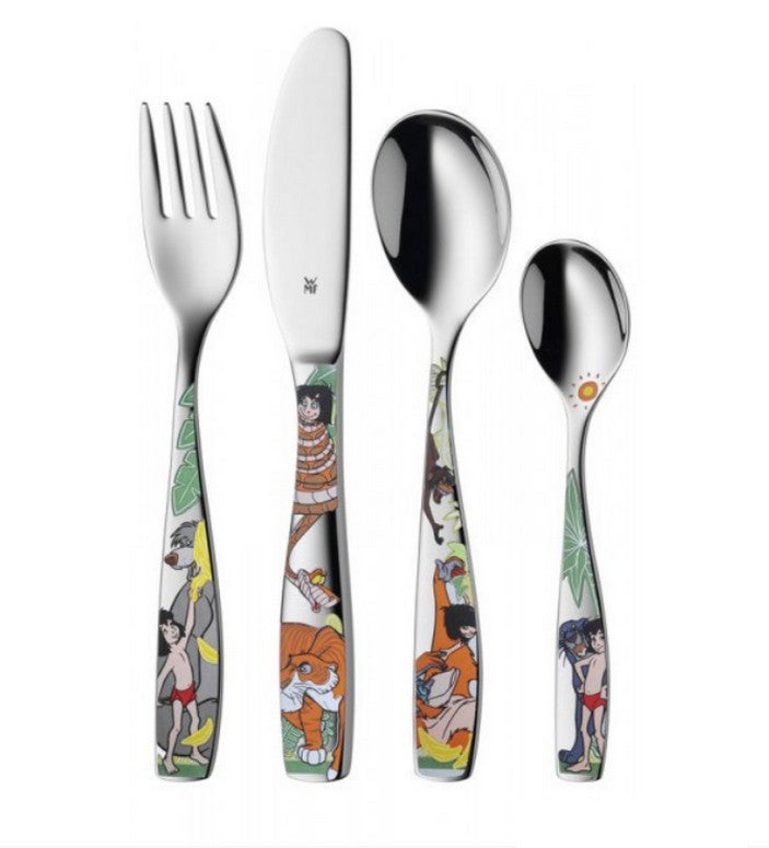 WMF Alteo Set di posate per 6 persone da 30 pezzi, con cucchiaio, forchetta, coltello, cucchiaino da caffè e forchettina da dolce, in acciaio inox Cromargan, finitura opaca, lavabile in lavastoviglie