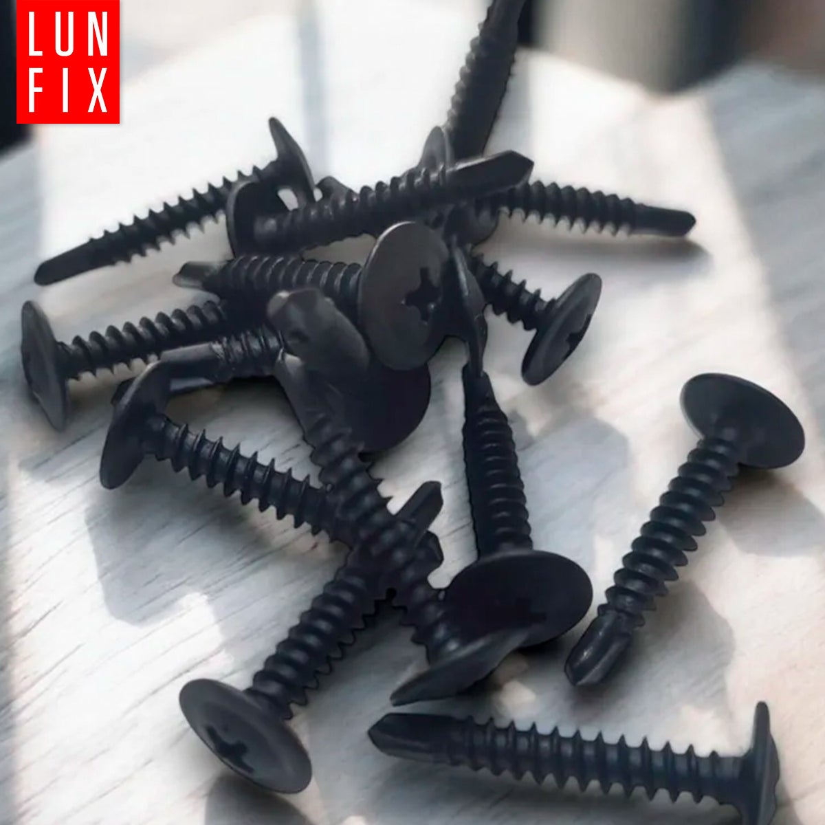 Wkręty do metalu samowiercące fosfatowane z łbem podkładkowym 4,2x50mm 250szt. - 4