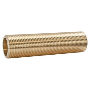 Raccord Fileté 1'' Acier Galvanisé 60mm - Tuyau Mamelon Pour Plomberie, Norme EN 10241