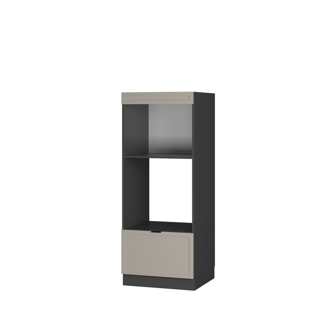 Vicco Szafka do mikrofalówki Fame-Line, GreyBeige, 60 cm otwarty