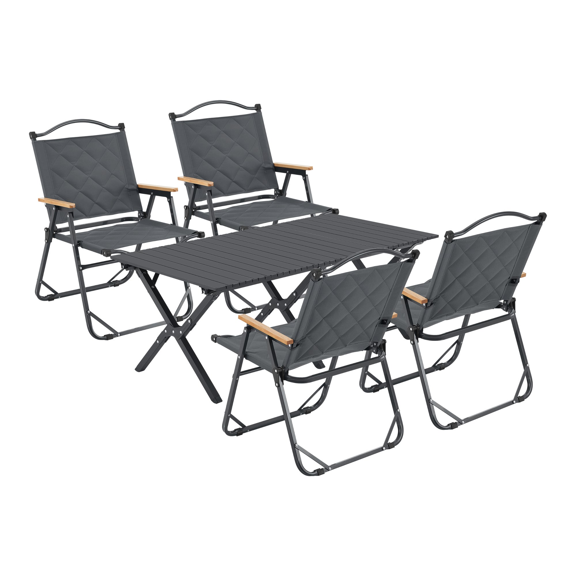 Chaise Pliante Camping Légère - Tissu Oxford 600D, Cadre Aluminium, Portance 90kg, Pliante Avec Sac, Pour Extérieur