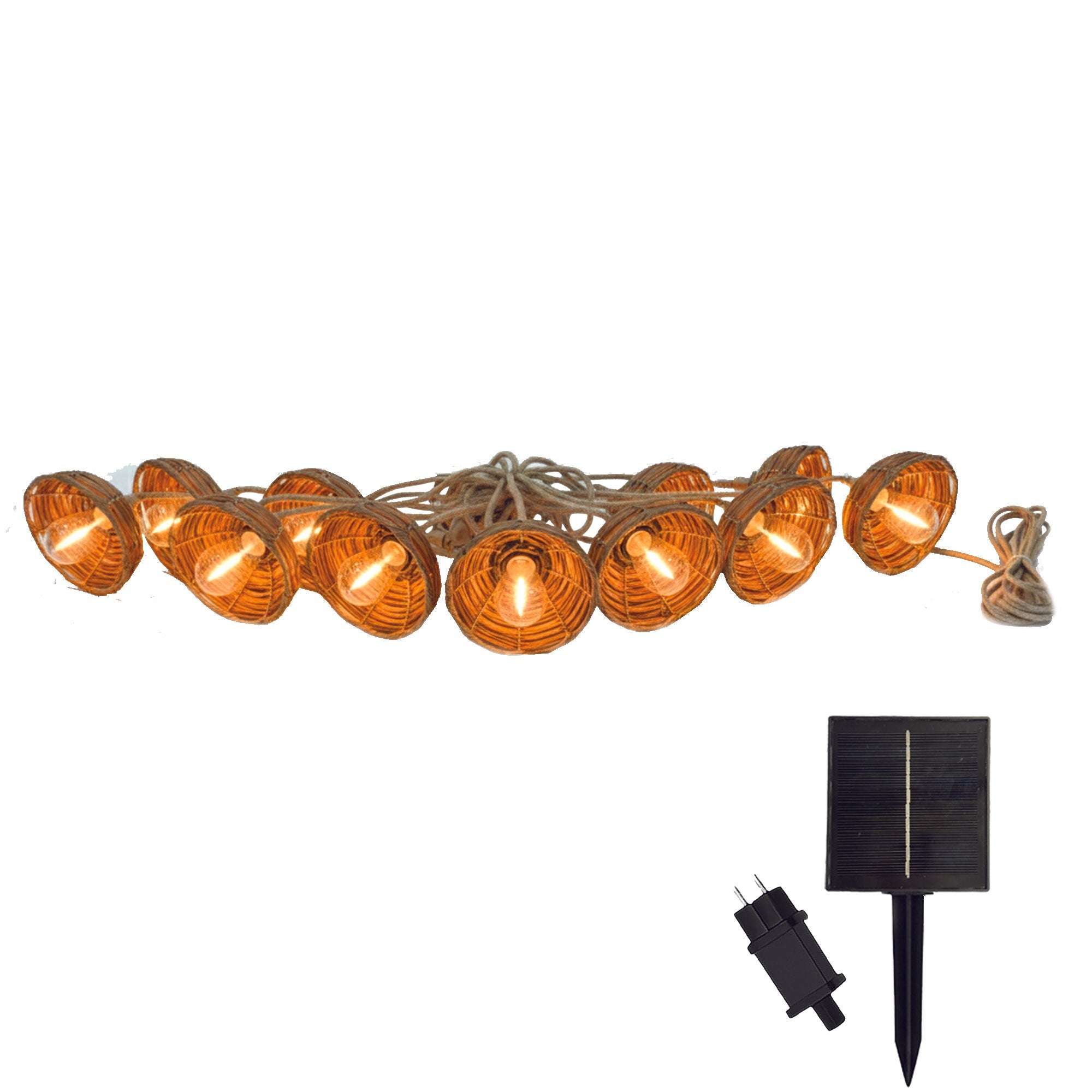 COTTAGE 10 LED 8M Lampki solarne