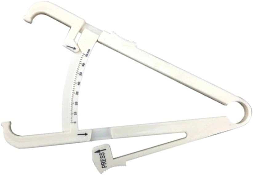 Aparelho de Medição de Gordura Corporal Adipômetro Branco - 4
