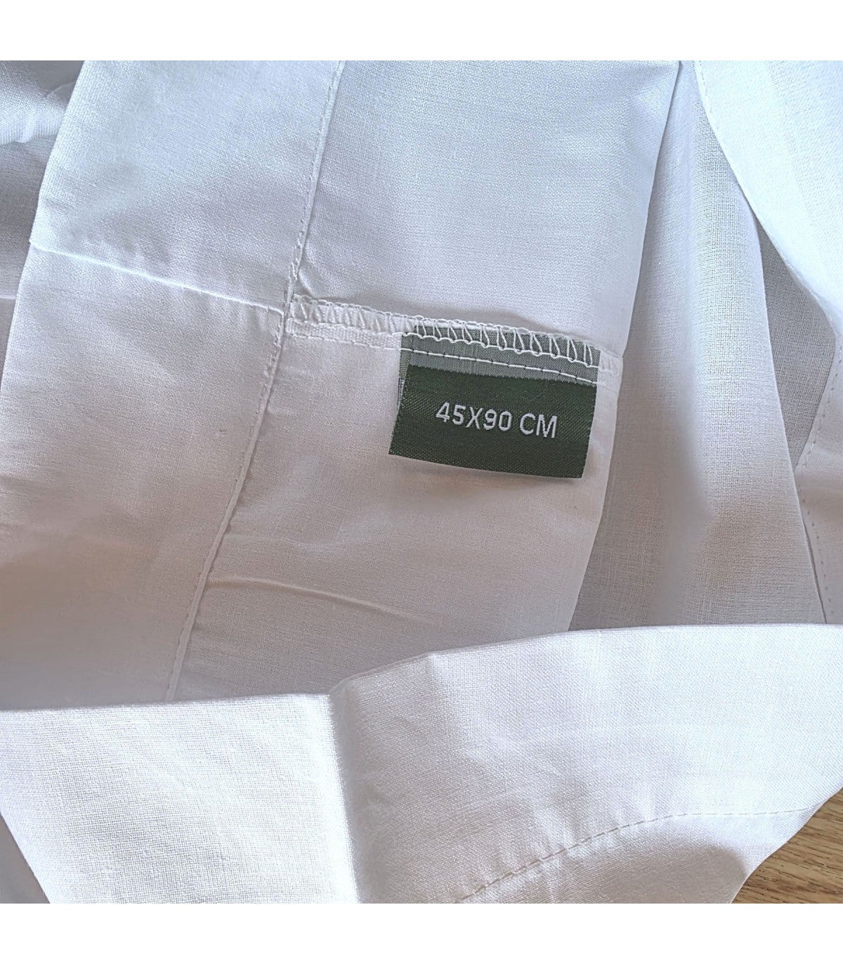 Ensemble de Draps 100% Coton Hôtel 4 Pièces 160 x 190/200 Blancs - 6