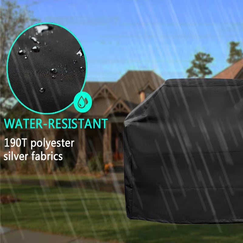 Housse de barbecue d'extérieur imperméable - housse de barbecue à gaz, protection de meubles, accessoires de cuisine, 145X61X117 cm - 6