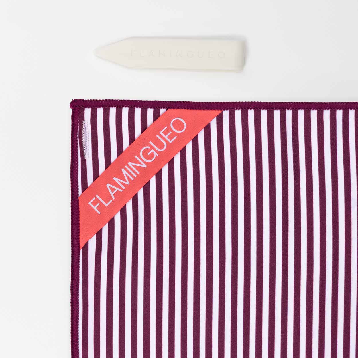 Flamingueo Serviette Plage Piscine Microfibre 180x90cm Bordeaux - 9