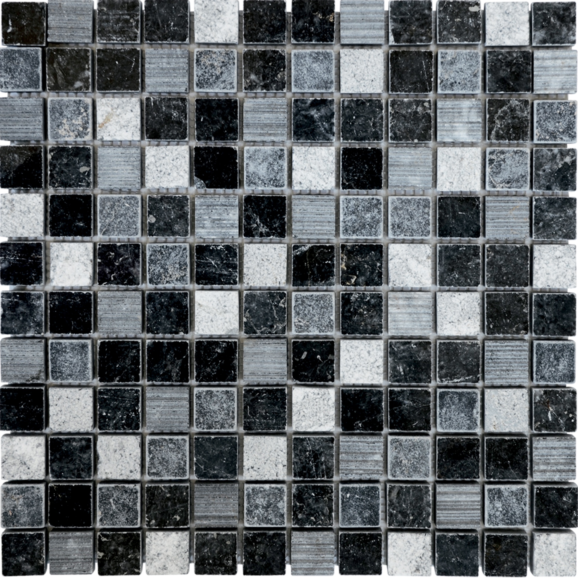 MOSAÏQUE SURFACE NOIR 1 PLAQUE 30,5 x 30,5 CM CASA LINEA | Leroy Merlin