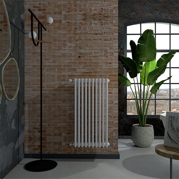 Radiateur tubulaire eau chaude 5 éléments - HxL 992x225mm - 489Watts ...