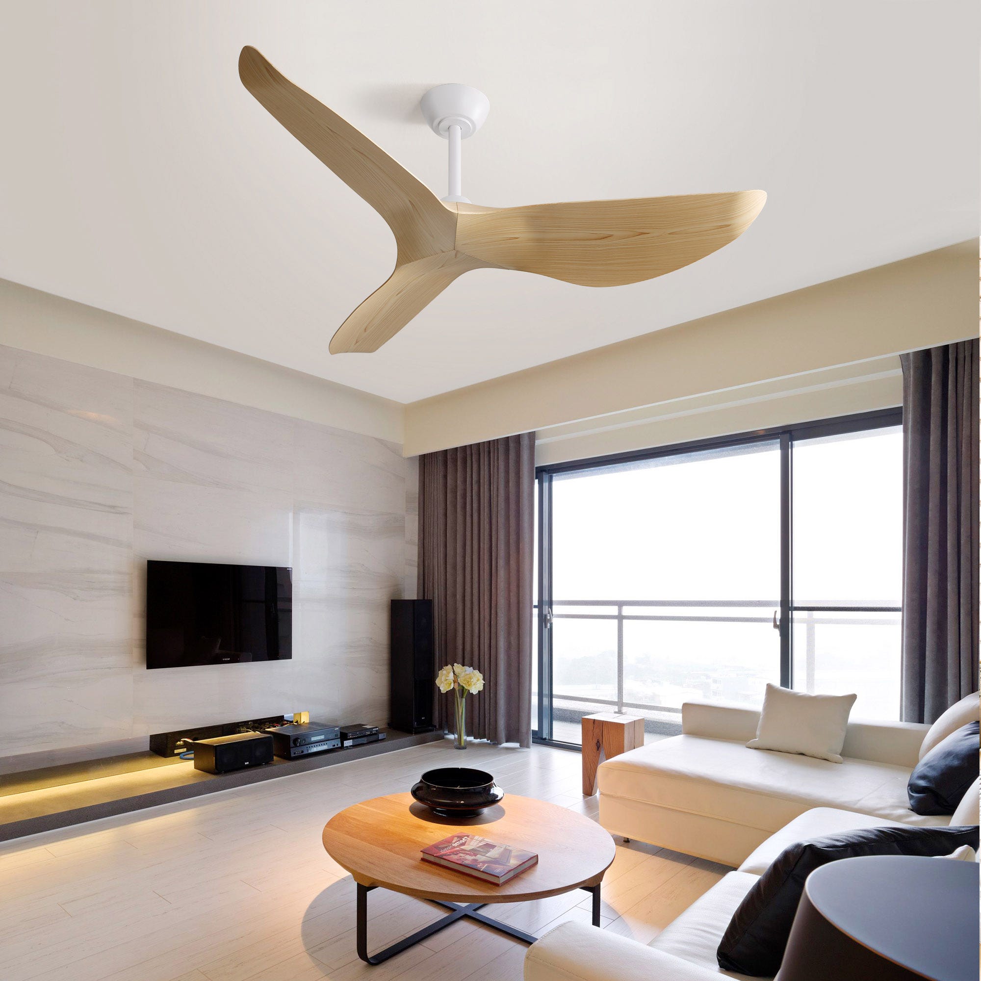 Ventilateur De Plafond 52 Pouces Sans Lumi re Moteur DC R versible 6 Ventilateur De Plafond 52 Pouces Sans Lumi re Moteur DC R versible 6