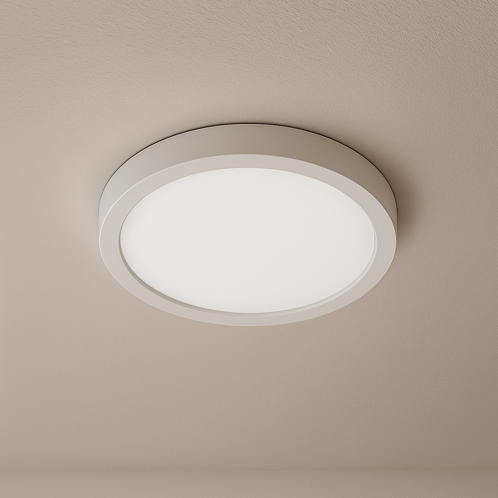 Panel LED natynkowy Bingo 28,5 cm neutralna biel 4000K 24W IP20 okrągły biały MasterLED - 3