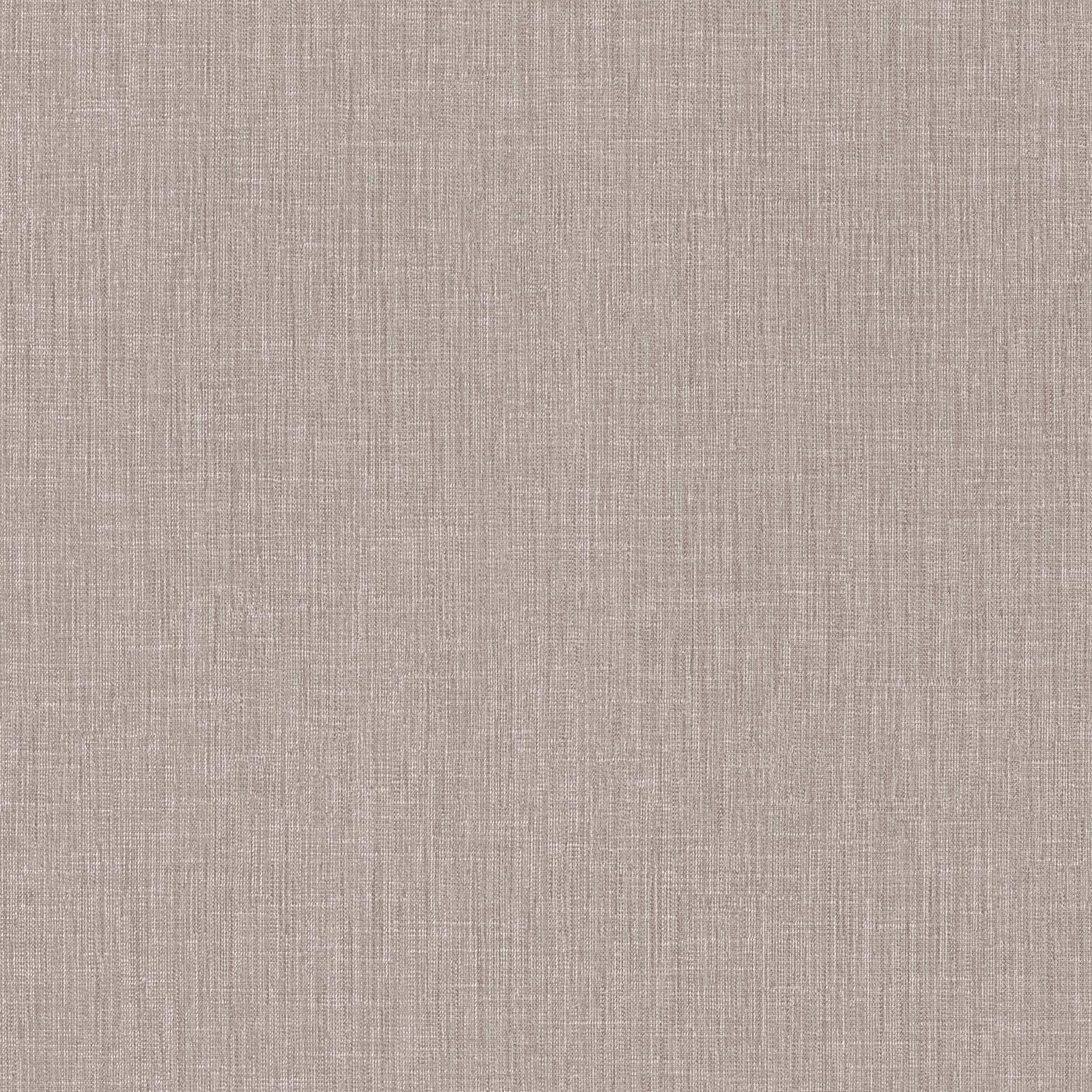 Papel pintado liso efecto lino gris pardo - 53 cm x 10,05 m - livingwalls