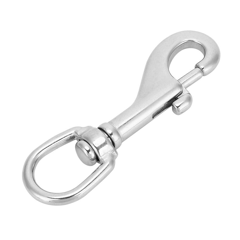Collana in acciaio inox con catena a maglie larghe da 3, 4, 5, 7 o 9 mm, lunghezza catena in acciaio inox argentato 40 - 60 cm - Italia