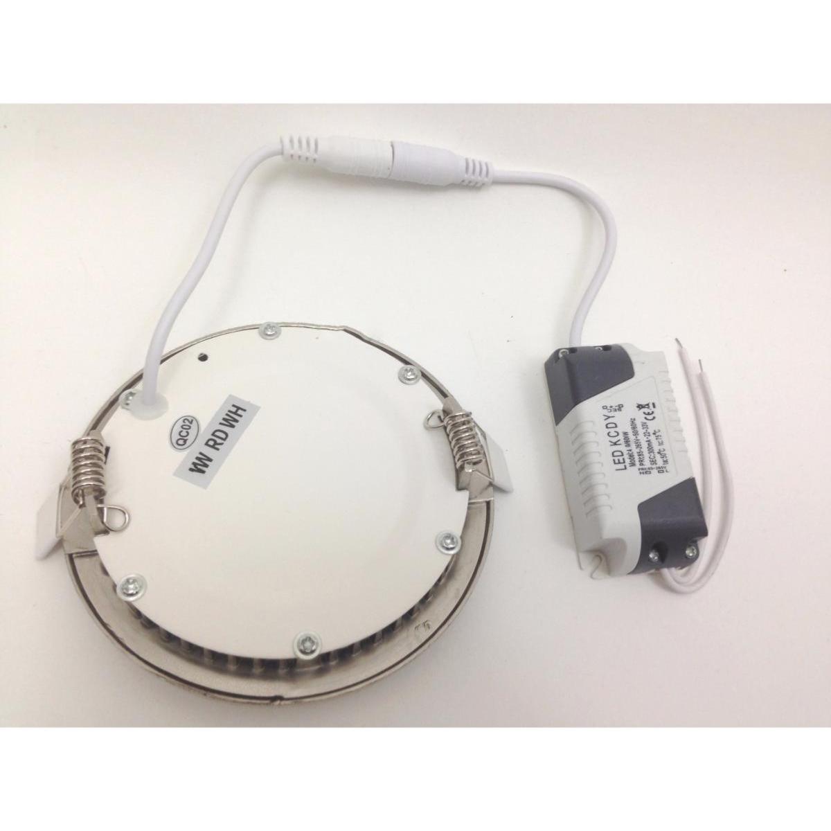 Spot LED Encastrable Rond ALU 6W - Blanc Froid 6000K - 8000K - SILAMP - 4