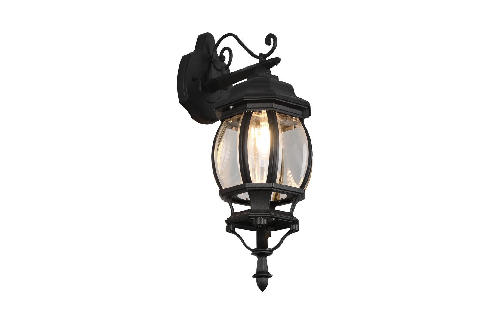 Kinkiet zewnętrzny ELVO czarny 1xE27x60W aluminium wym:49,5x18x24,5cm IP23 Trio