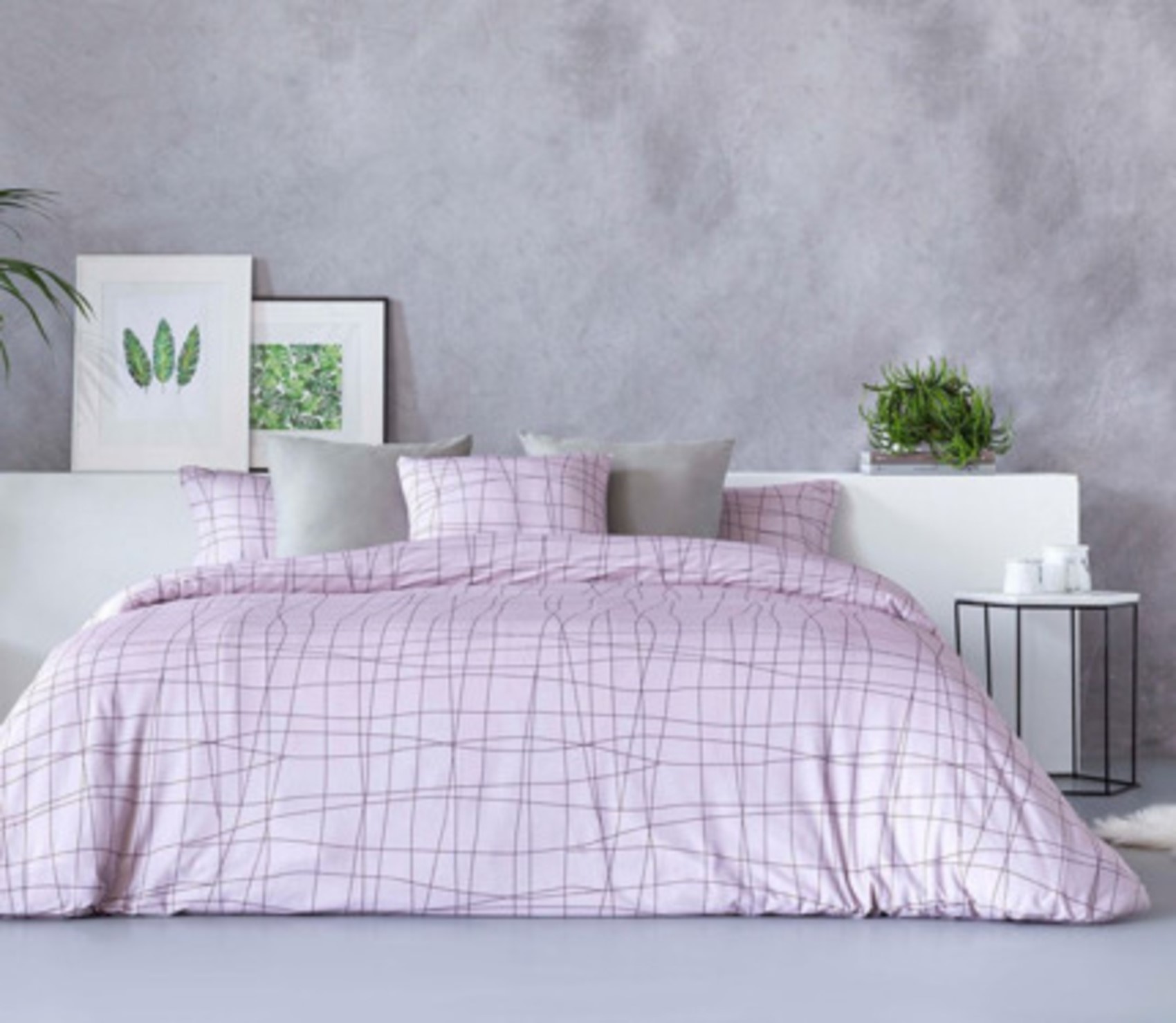 Duo funda nórdica 2 piezas güell para cama de 90 cm color rosa