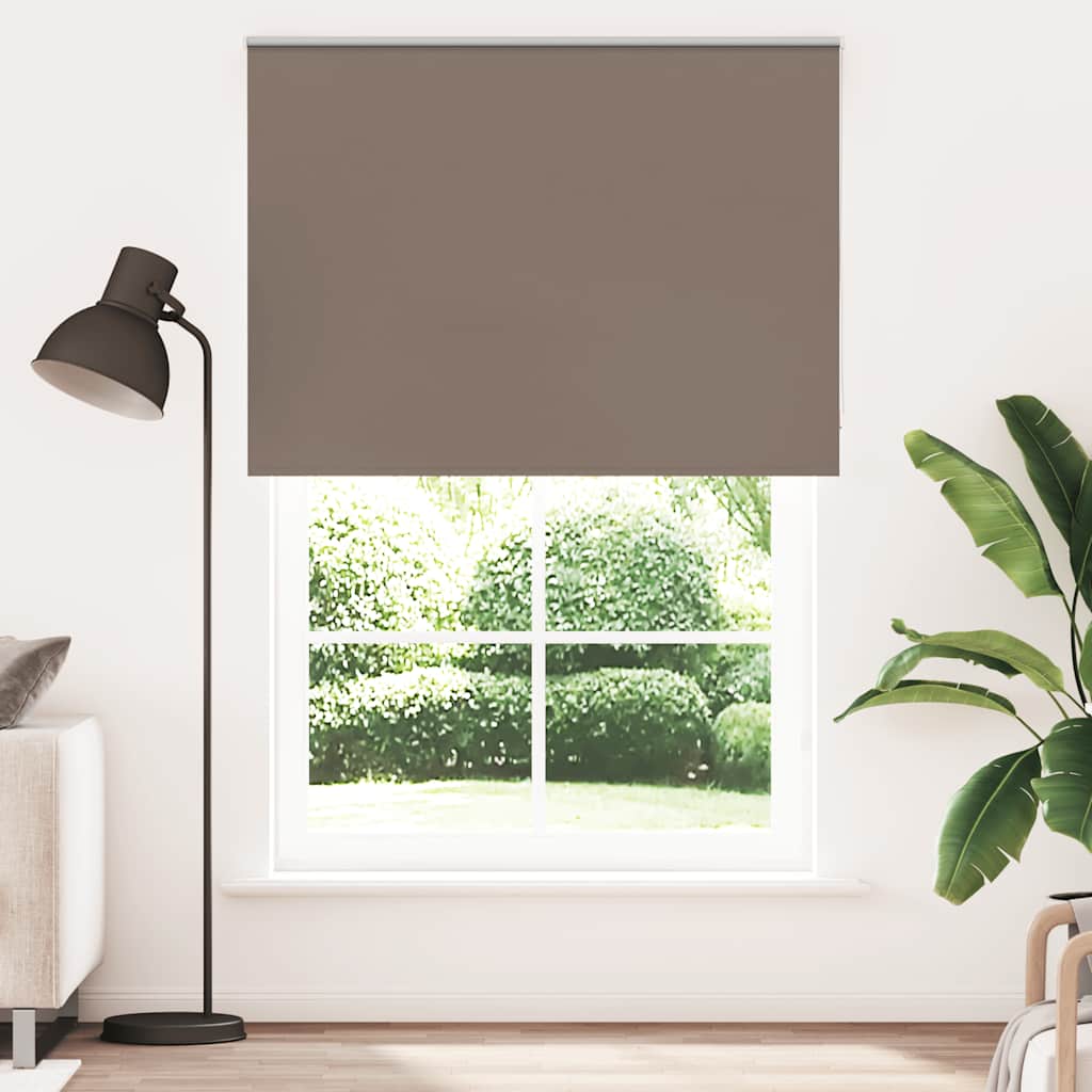 Roleta zaciemniająca kawowa 165x210 cm Szerokość tkaniny vidaXL