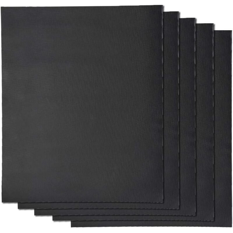 Zestaw 5 mat do pieczenia na grillu, XL 50x40 cm, nieprzywierające, wielokrotnego użytku, arkusze do piekarnika gazowego, elektrycznego, bbq