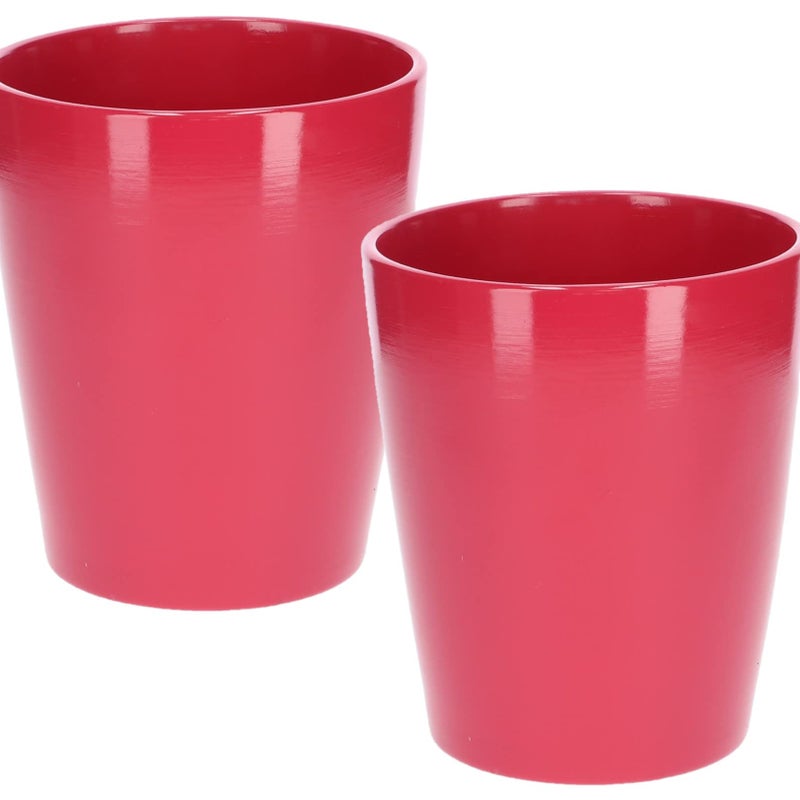 2x osłonka 12 doniczka donica ceramiczna na kwiaty - KOTARBAU