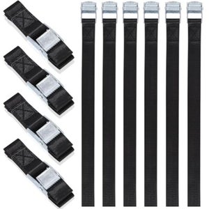 SANGLE À BAGAGE UXCELL NOIRE 2M X 5CM - CEINTURE À COMBINAISON POUR VOYAGE