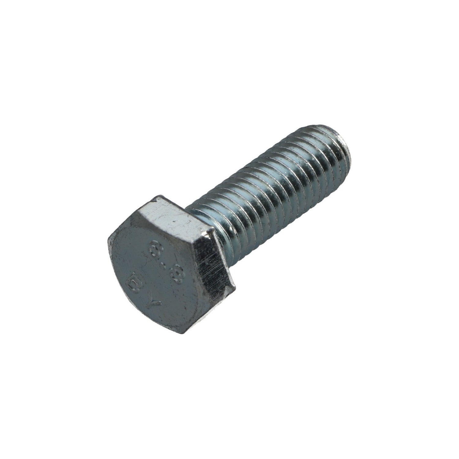 Tornillo metales cabeza hexagonal M12X35 Clase 6.8 Acero cincado blanco ...