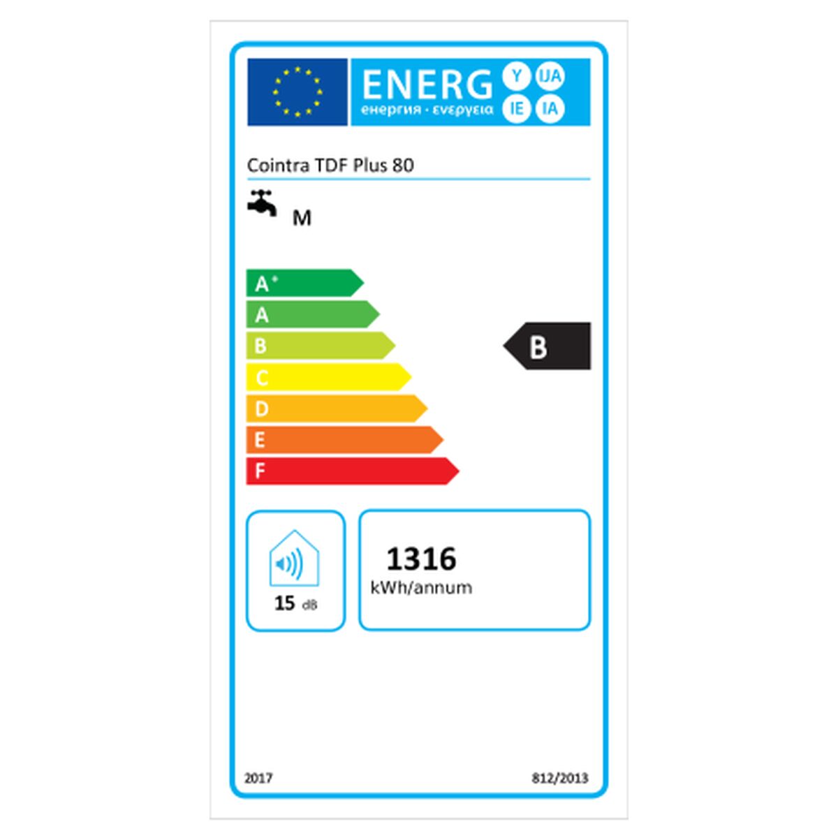 Terme électrique Cointra TDFPLUS80 Blanc 76 L - 2