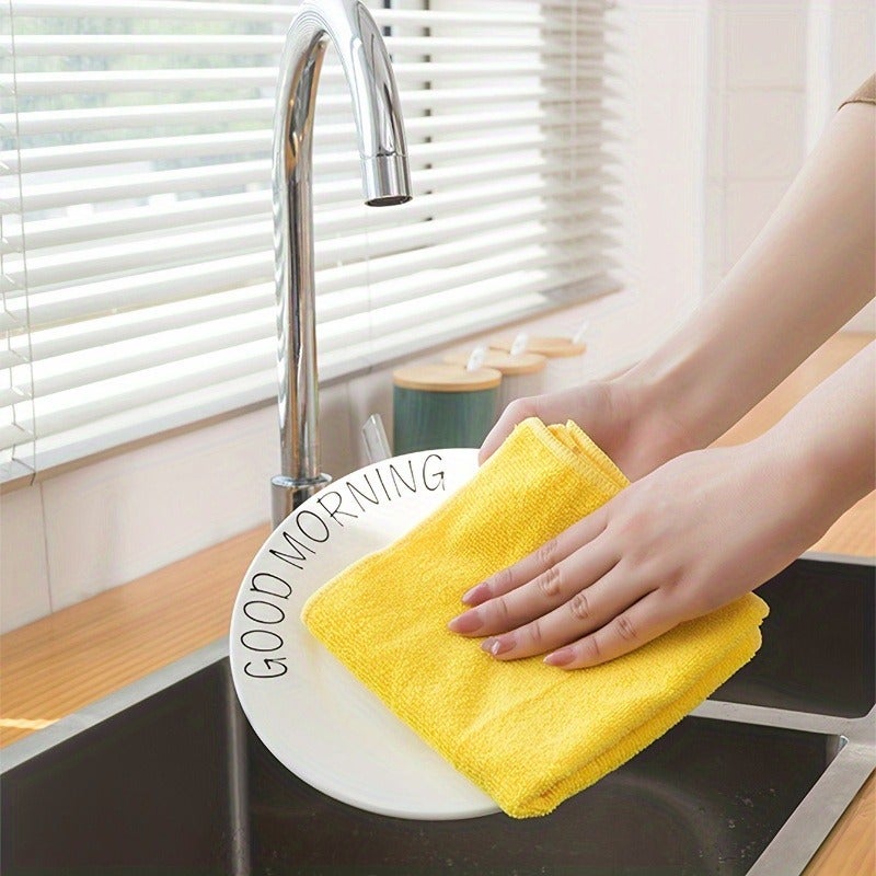 Panni In Microfibra Multiuso 12 Pezzi 30x30 Cm – Assorbenti E Riutilizzabili Per Pulizia Casa, Cucina, Auto, Vetri