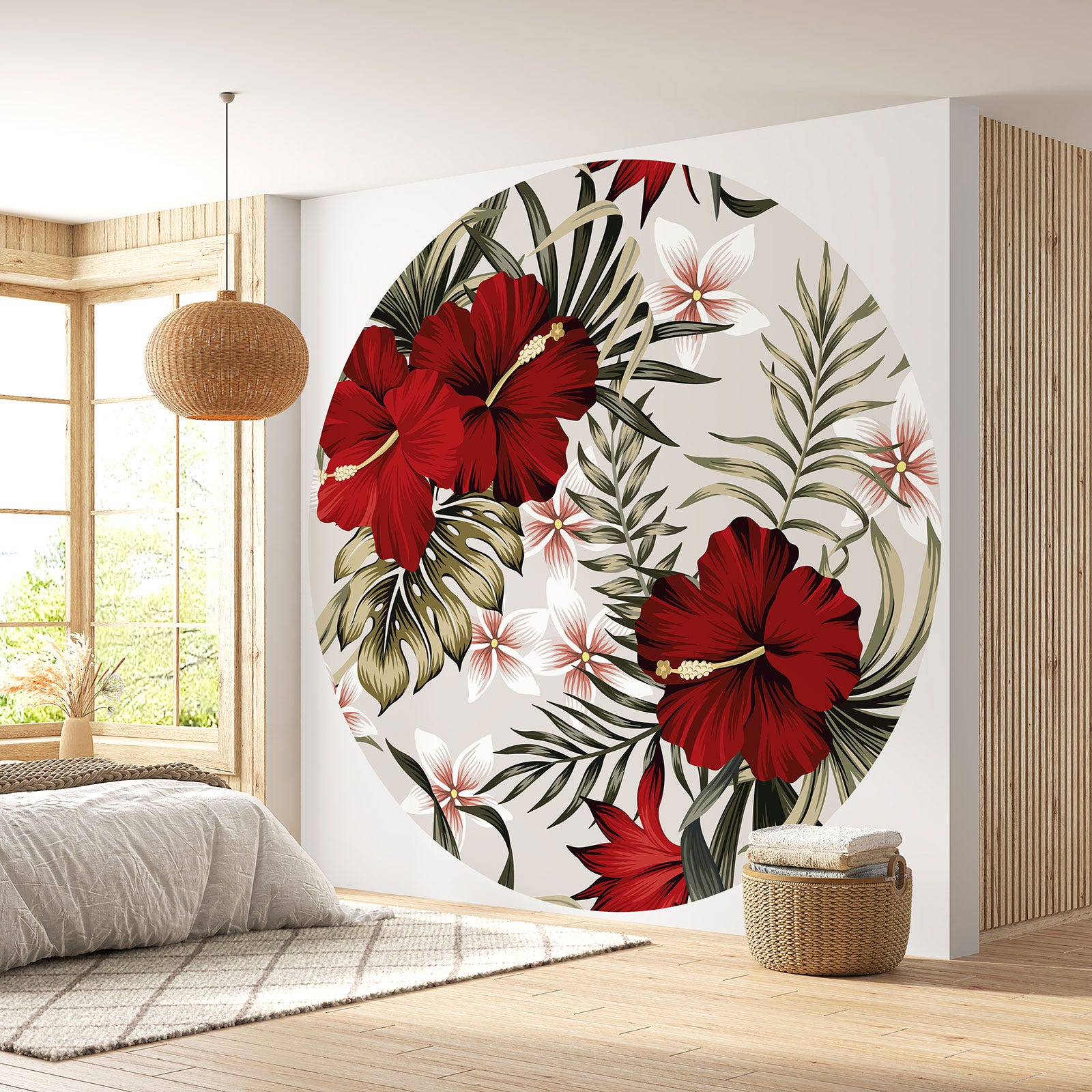 Papier peint panoramique Fleurs Aquarelle vert rose - The Wall d'A.S. Création Papier peint panoramique Fleurs Aquarelle vert rose - The Wall d'A.S. Création