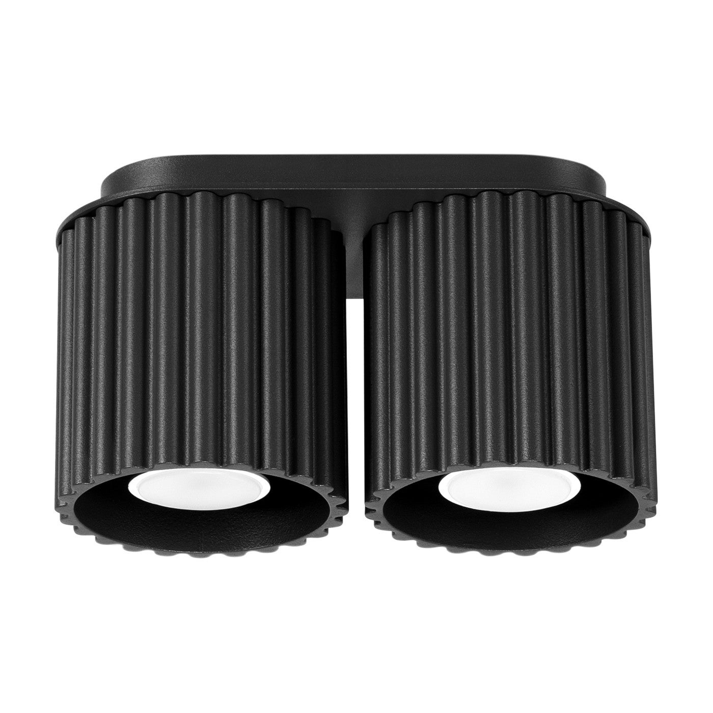 Reflektor sufitowy Spot AURA czarny 2xGU10x10W wym: 12 x 21 x 10 cm IP20 Sollux Lighting