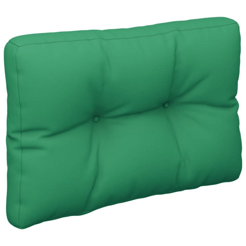 Cojines para palets 2 unidades tela verde v0669 50 x 50 x 12 cm / Verde - 5