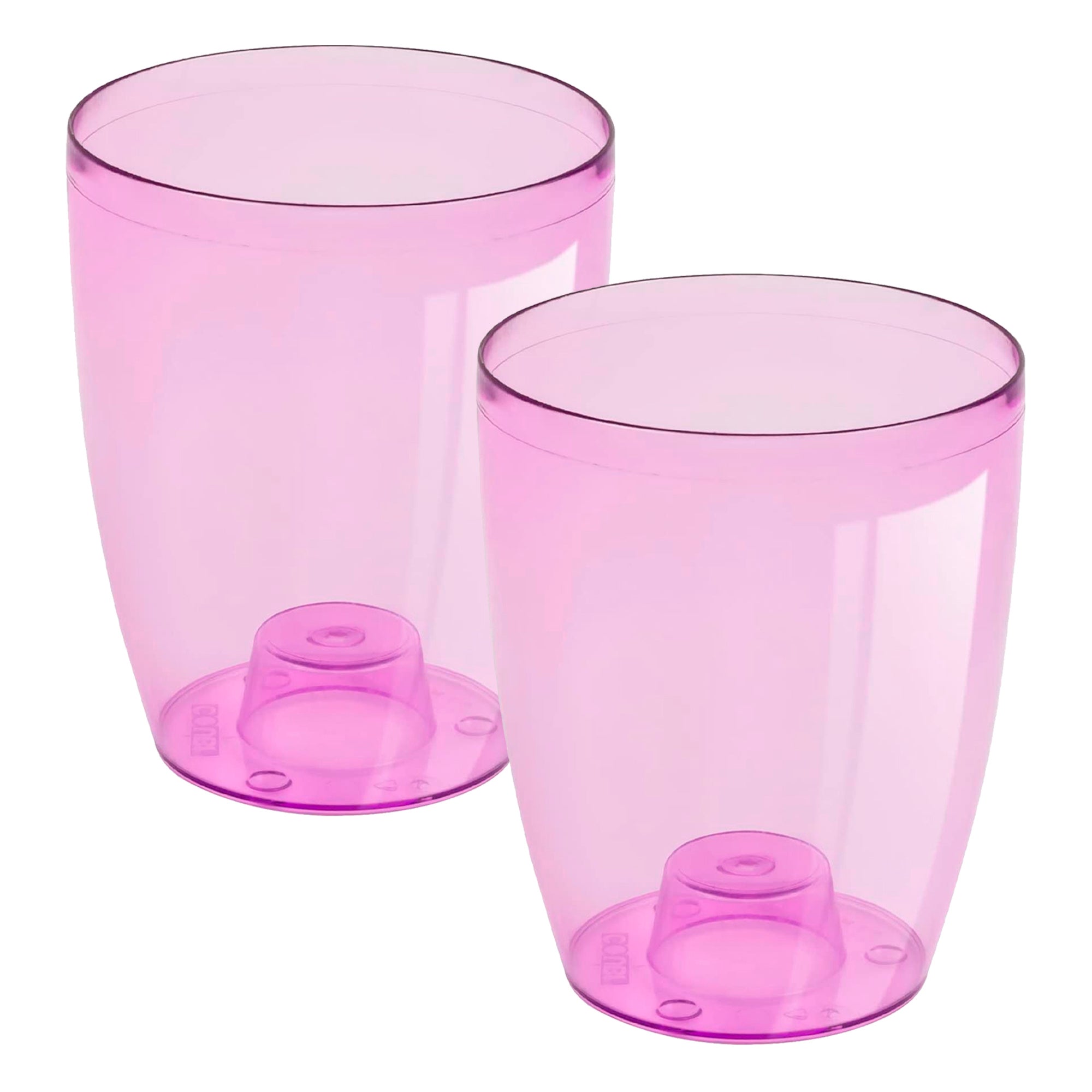 Vaso rotondo con piattino - Coubi - 13,5 cm - Crema