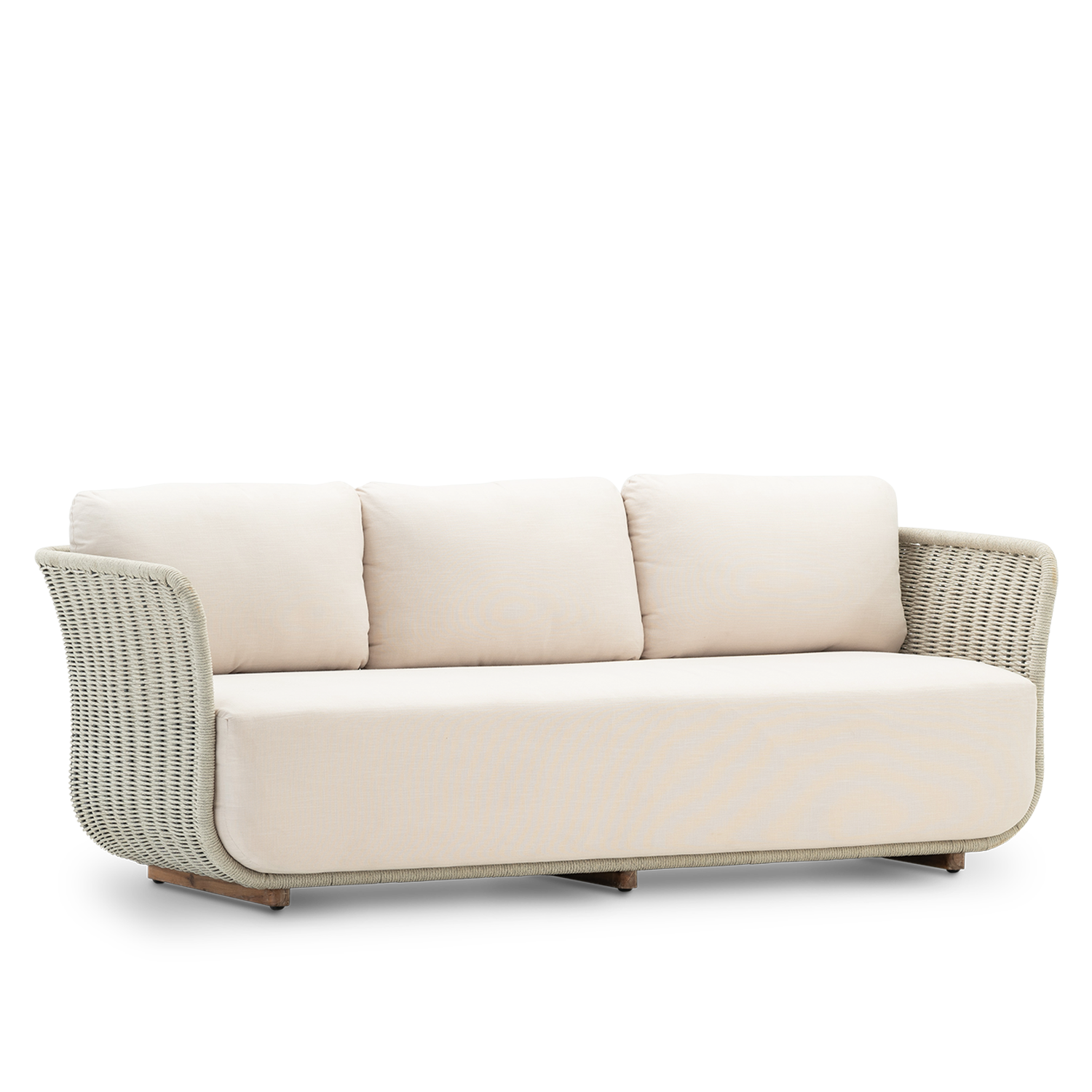 Divano da giardino posti in corda grigia Corfù Leroy Merlin