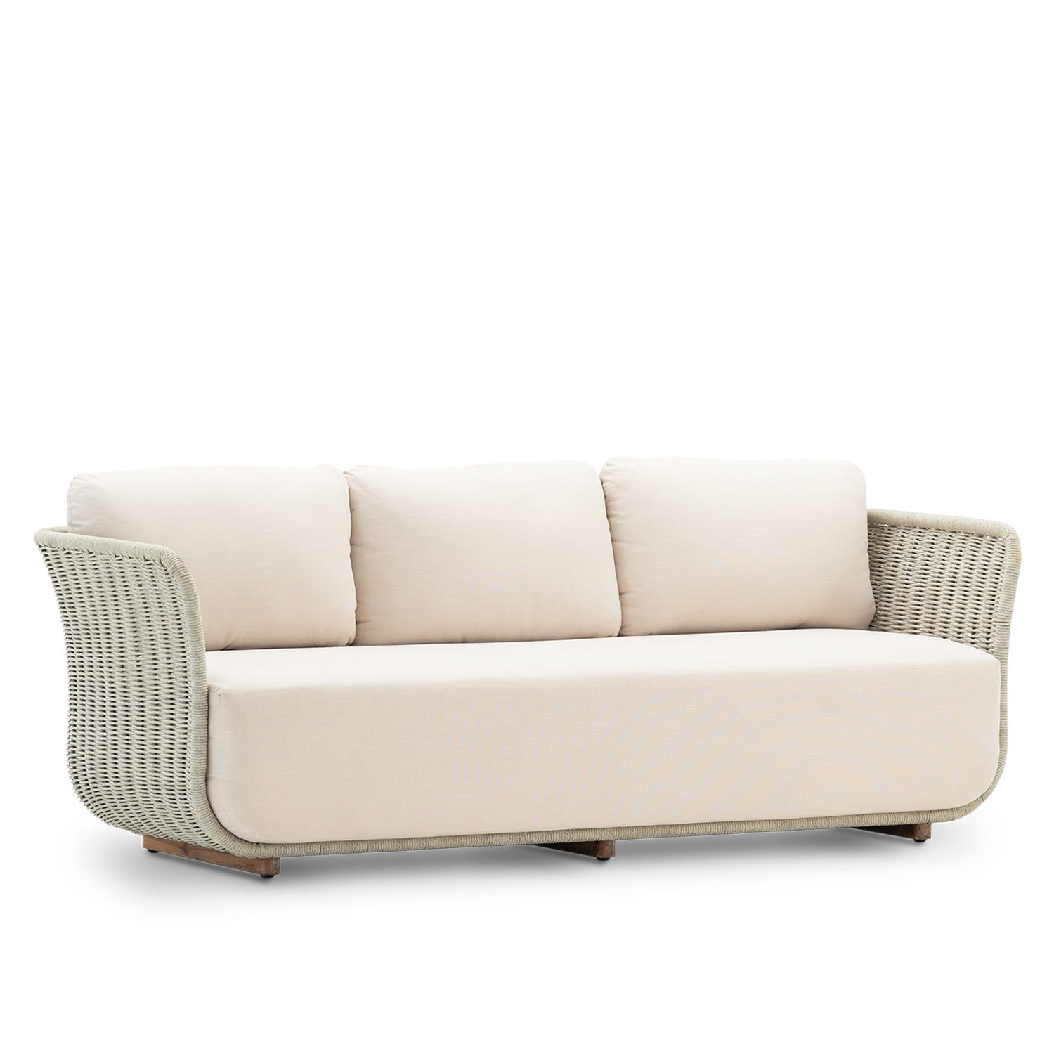 Divano da giardino posti in corda grigia Corfù Leroy Merlin