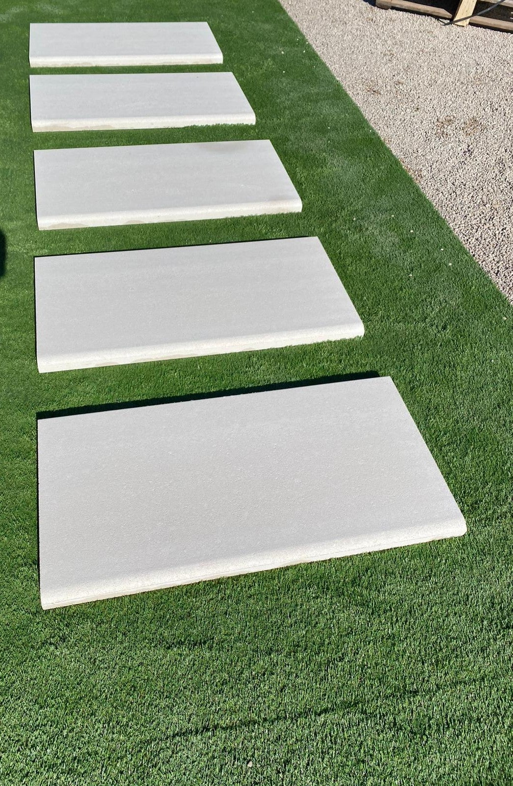 PASO JARDIN HORMIGÓN 50x100x4 BLANCO - 2