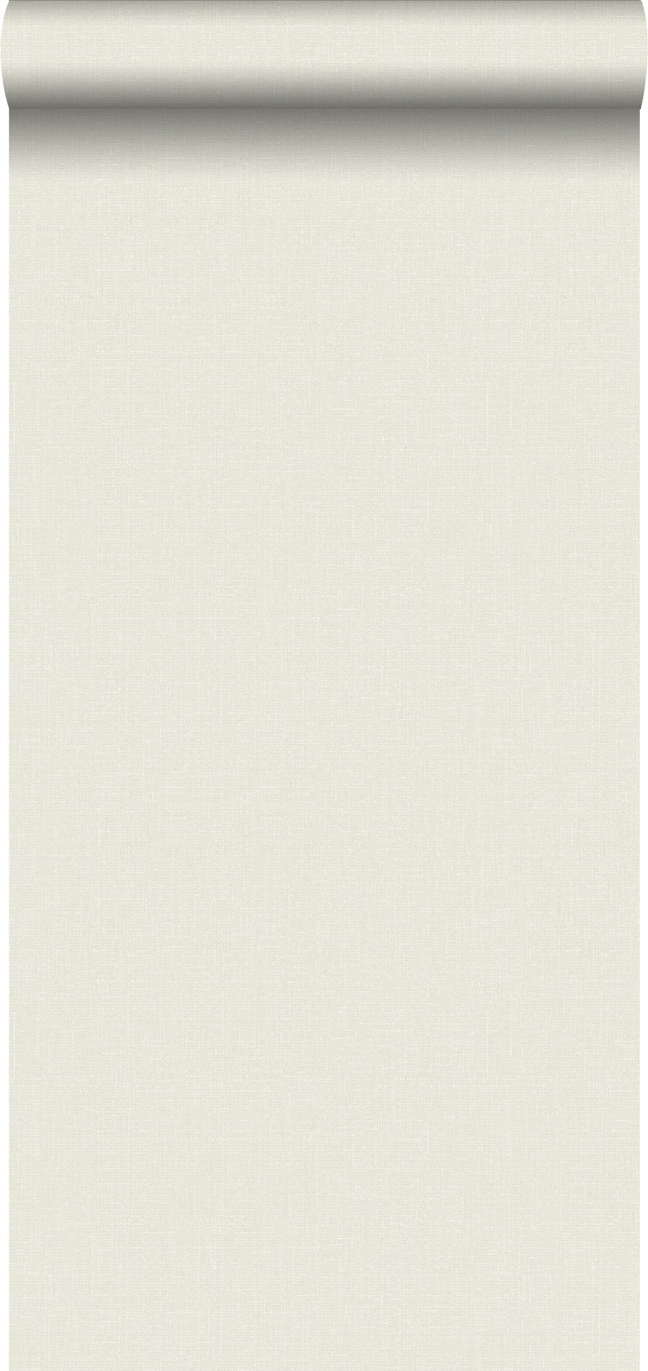 Papel pintado liso efecto lino beige - 0,53 x 10,05 m - estahome