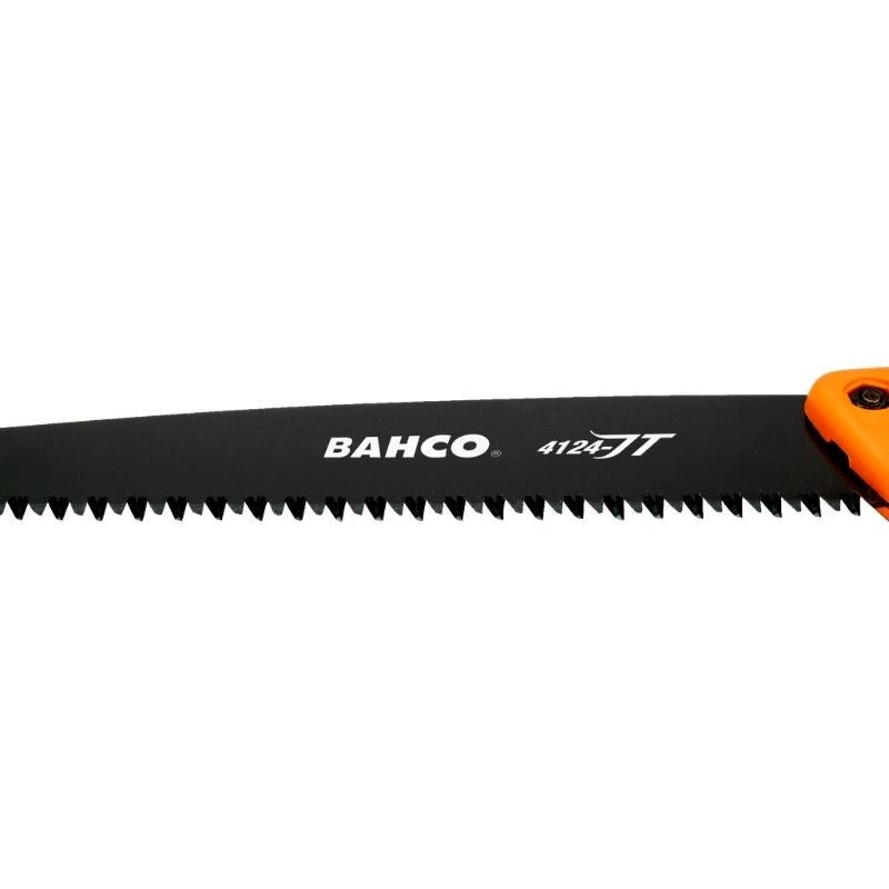Scie arboricole avec manche bi-matière + étui - BAHCO 4128-JT-H - 2